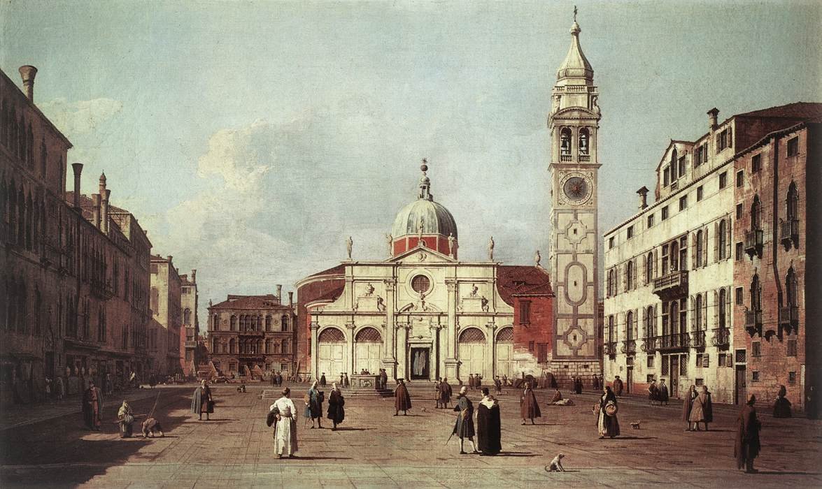 Campo Santa Maria Formosa od Giovanni Antonio Canal