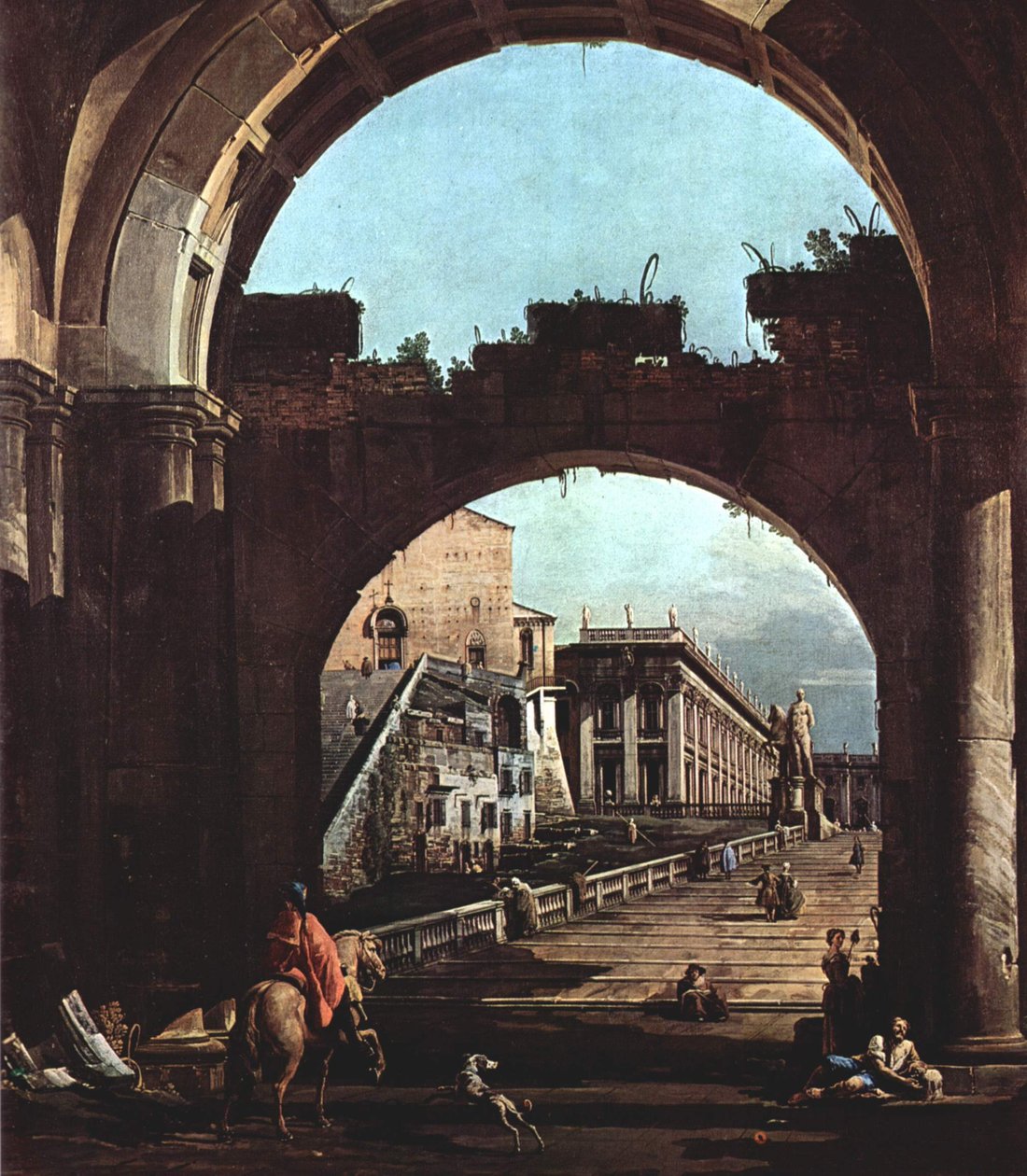Capriccio Romano, Kapitol od Giovanni Antonio Canal