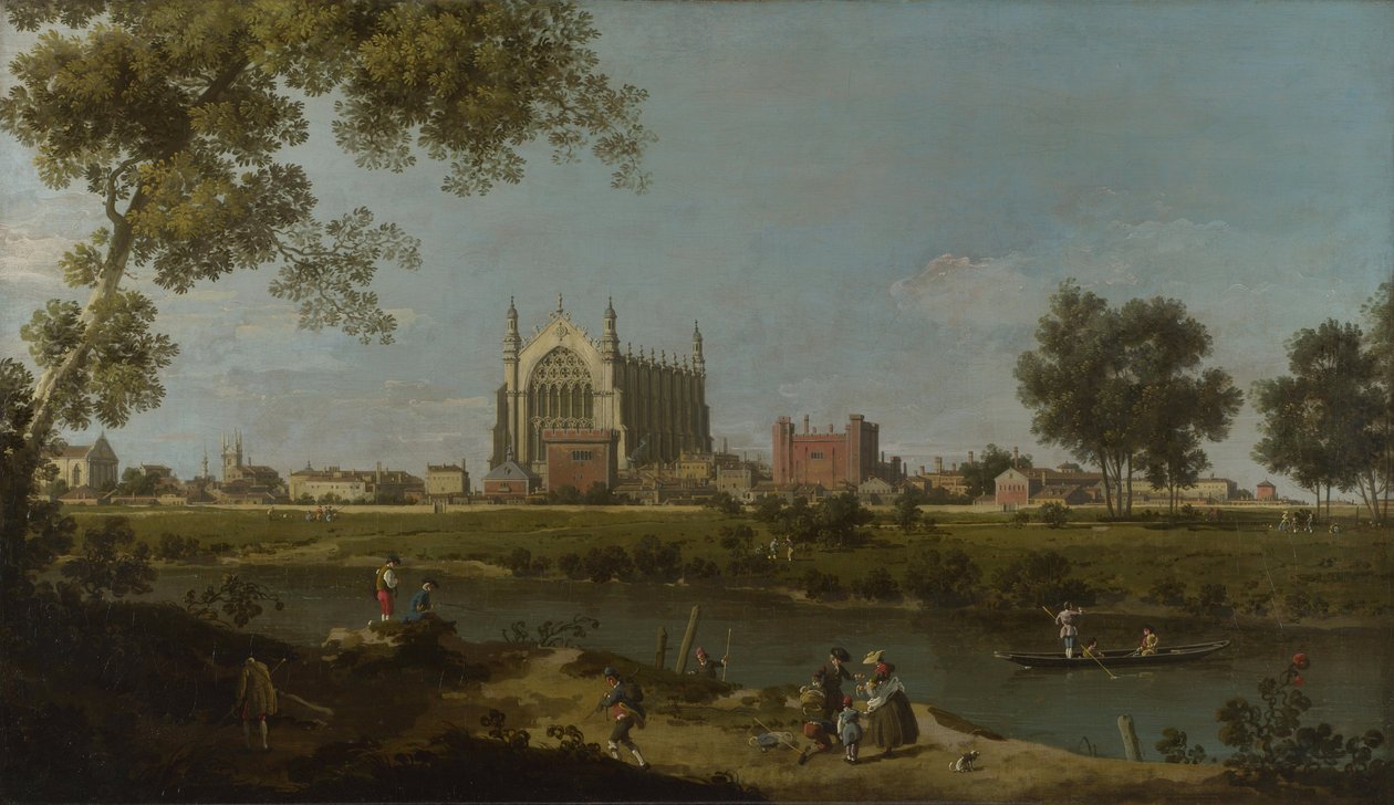 Eton College, kolem roku 1754 od Giovanni Antonio Canal