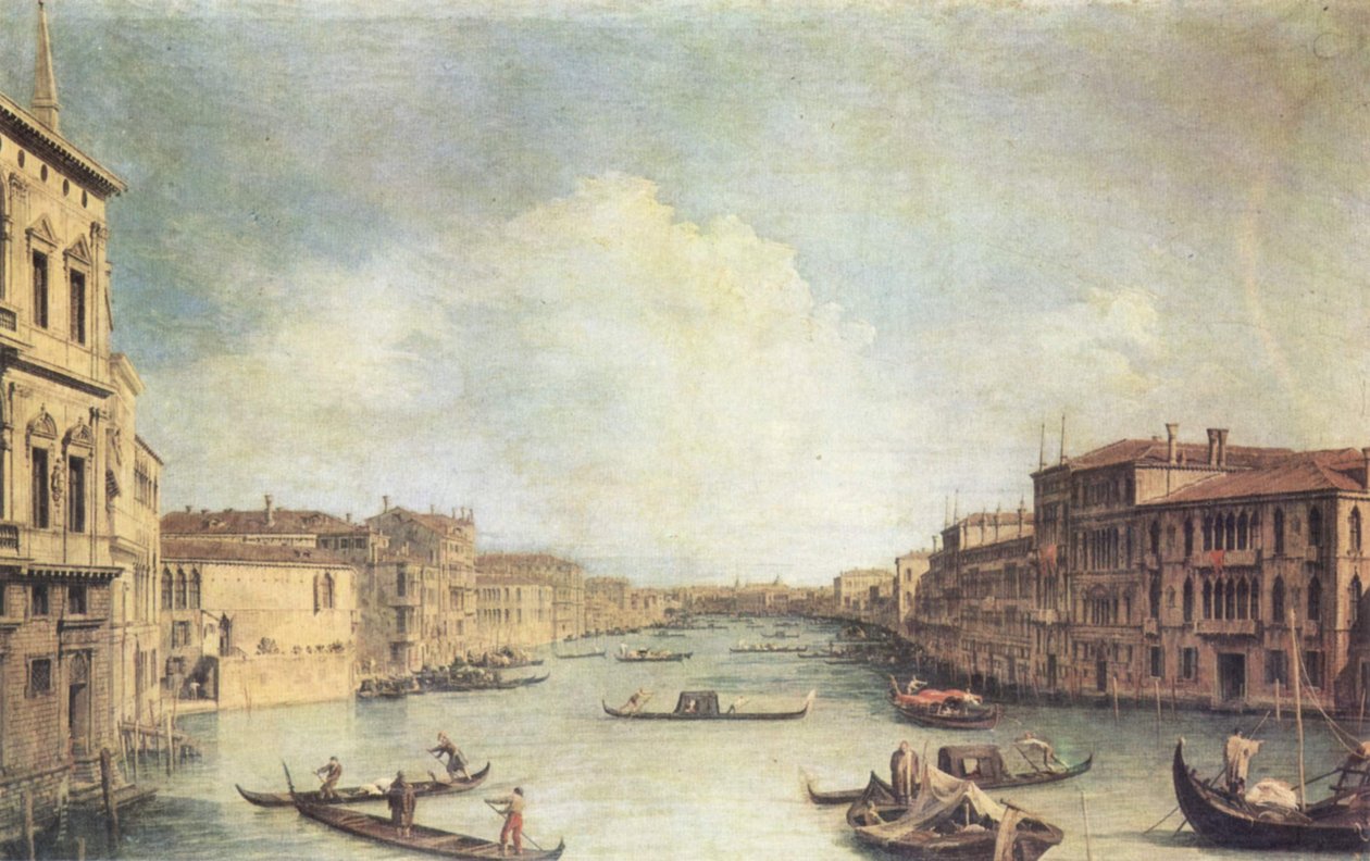 Velký kanál od Giovanni Antonio Canal