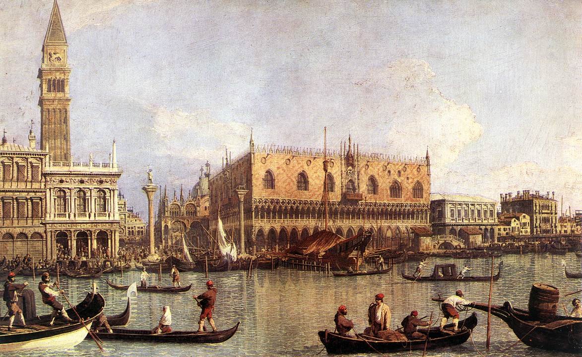 Palazzo Ducale a Piazza di San Marco od Giovanni Antonio Canal