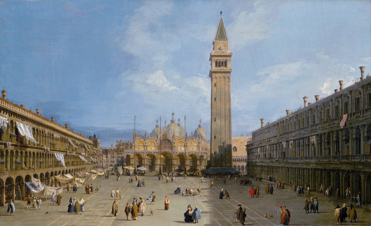 Náměstí svatého Marka od Giovanni Antonio Canal