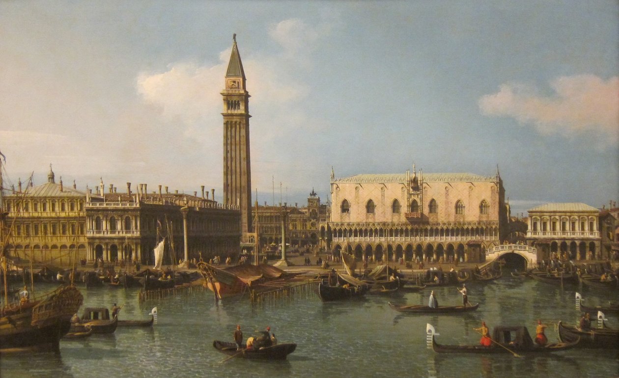 Molo z pánve San Marco od Giovanni Antonio Canal