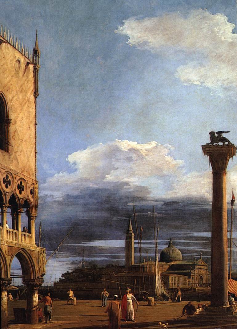 Piazzetta směrem na San Giorgio Maggiore od Giovanni Antonio Canal