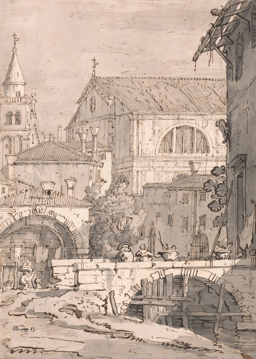 Benátská fantazie od Giovanni Antonio Canal