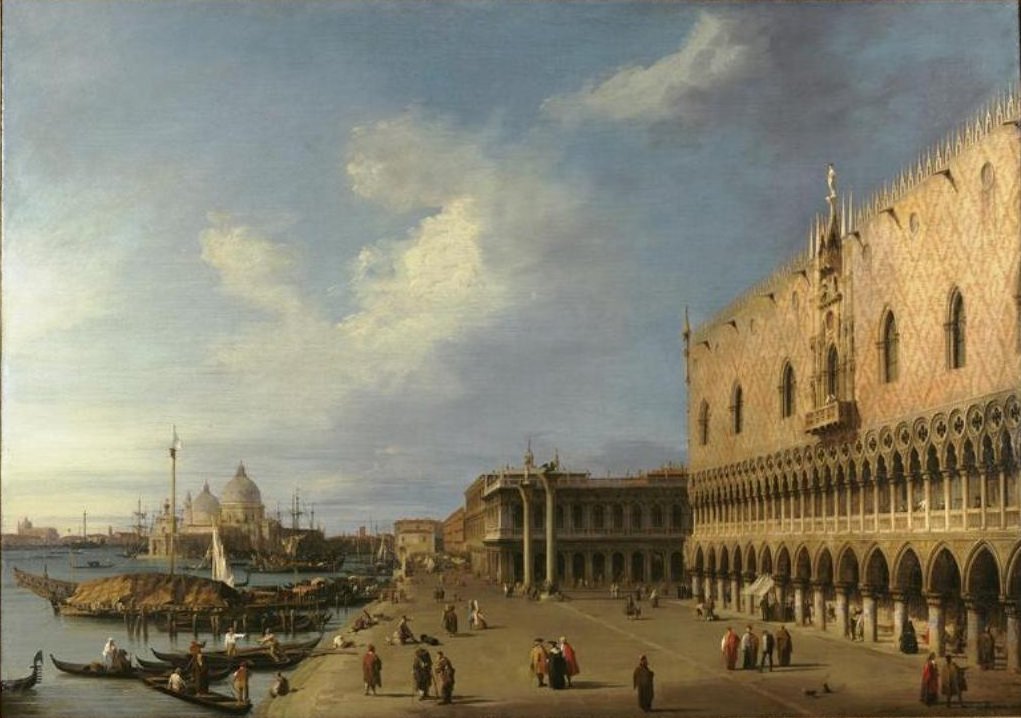 Pohled na Molo od Giovanni Antonio Canal