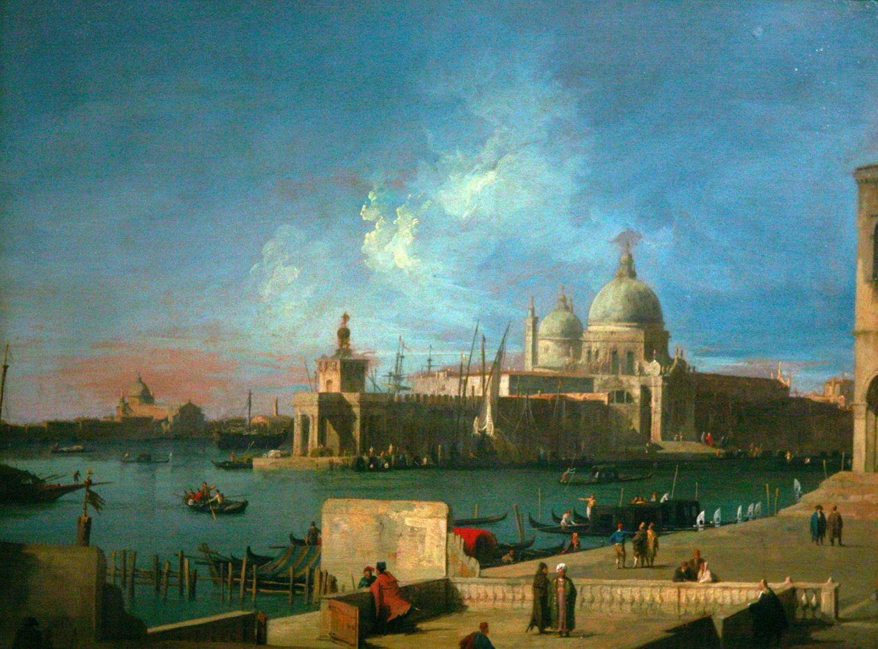 Pohled na Santa Maria della Salute od Giovanni Antonio Canal