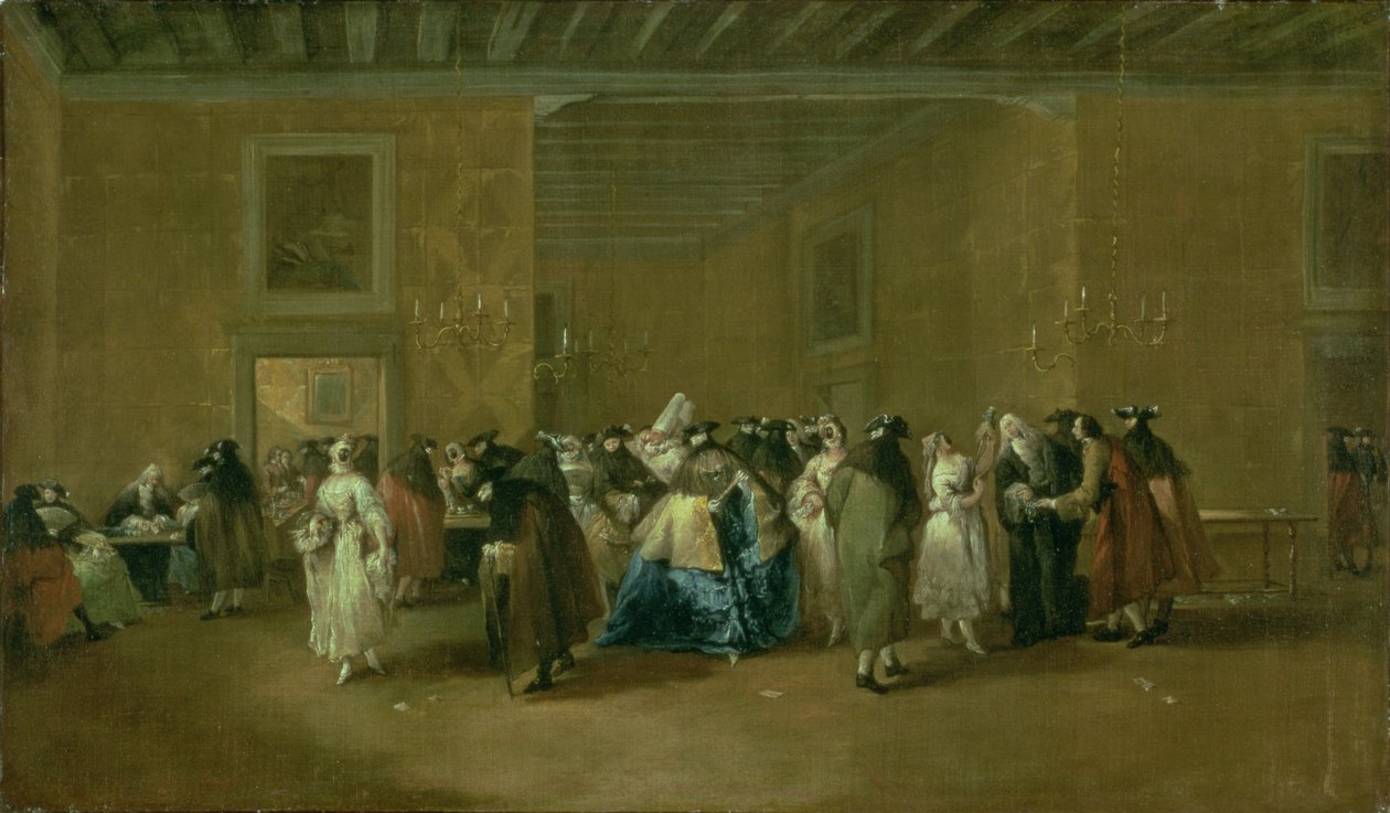 Velký sál Ridotto, Palazzo Dandolo, San Moise, 1755-60 od Giovanni Antonio Guardi
