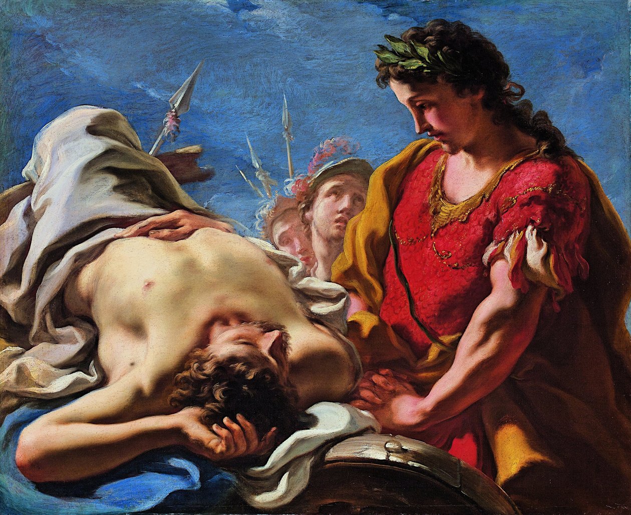 Alexandr u mrtvoly mrtvého Daria od Giovanni Antonio Pellegrini