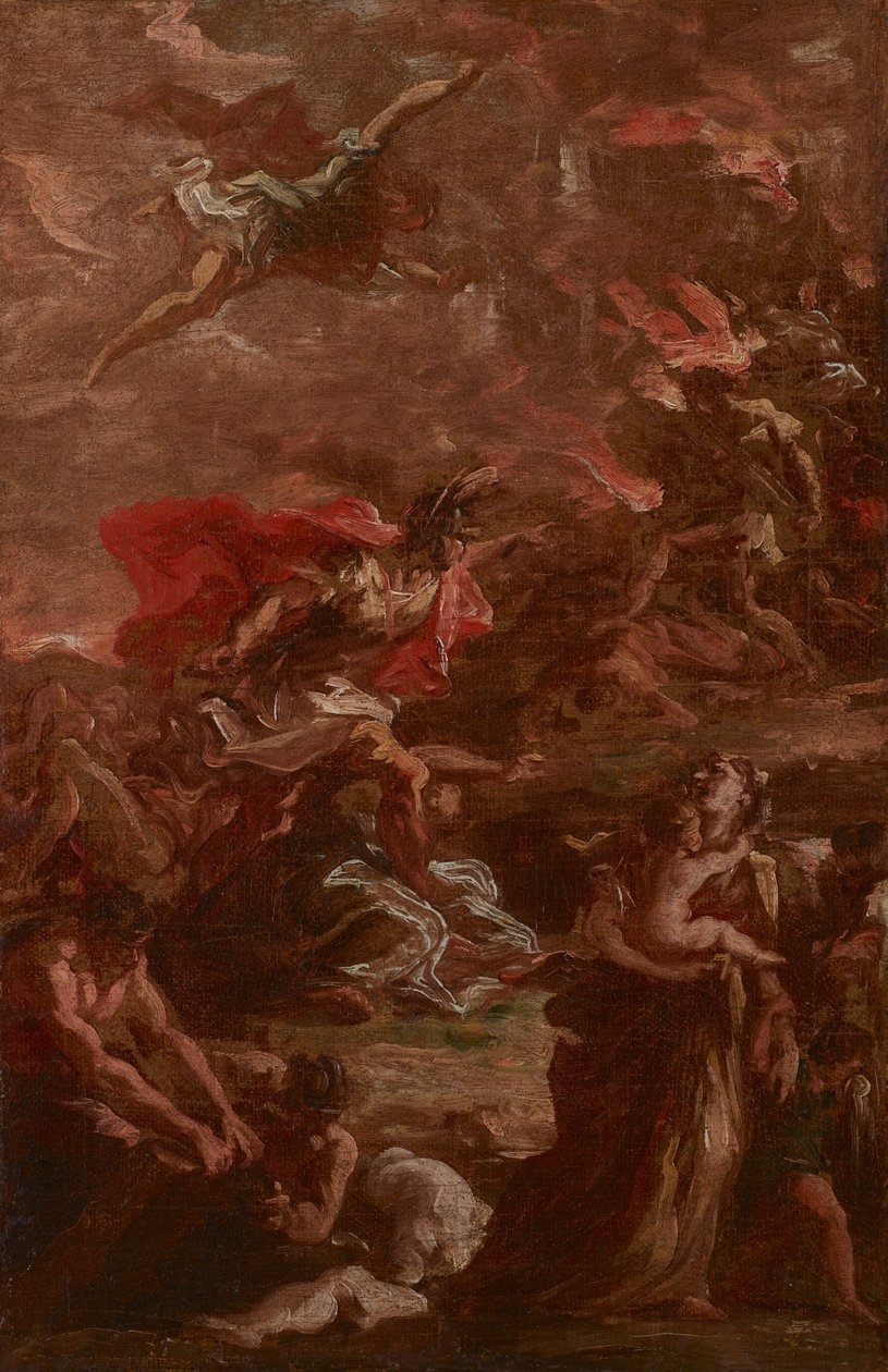 Alegorie války od Giovanni Antonio Pellegrini