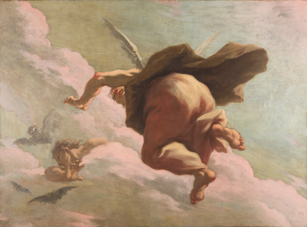 Slábnoucí noc od Giovanni Antonio Pellegrini