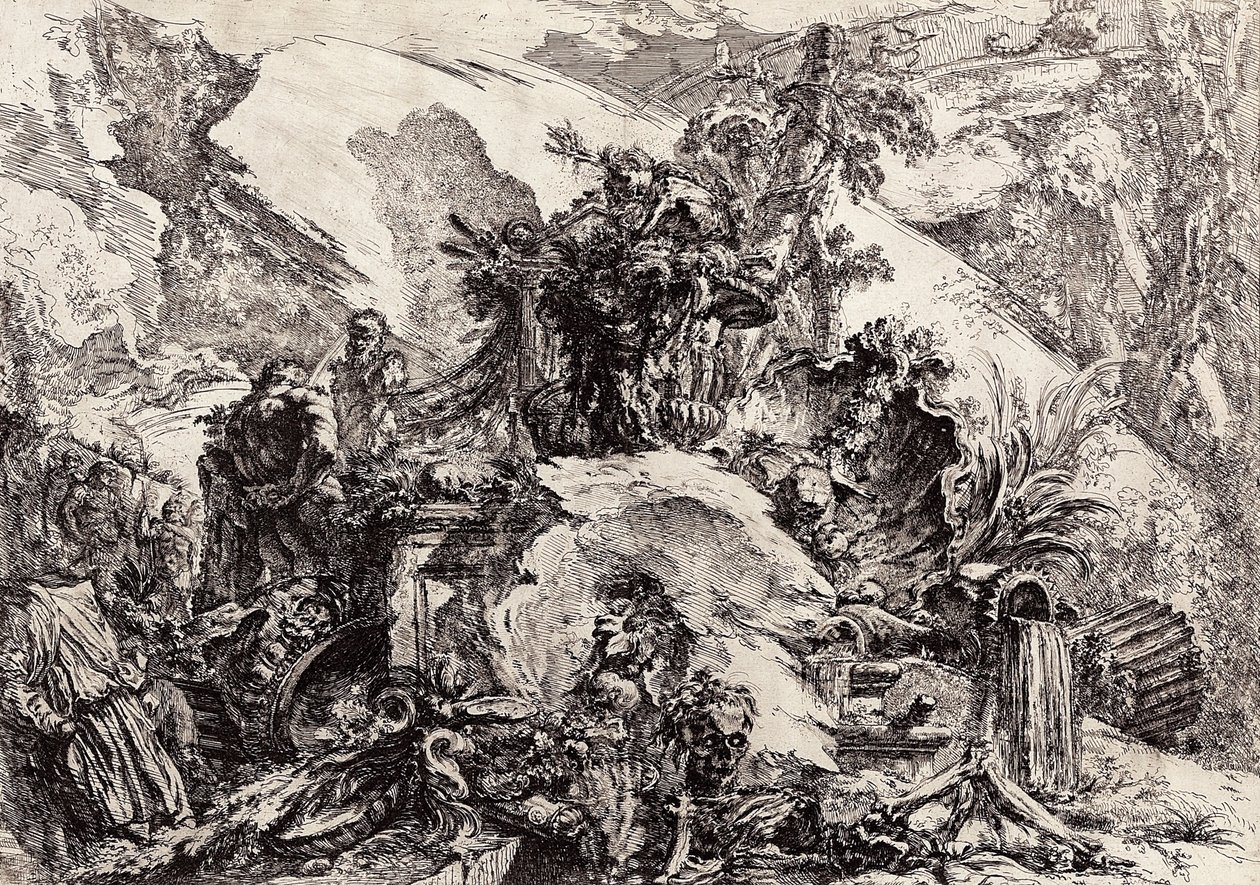 Kostlivci od Giovanni Battista Piranesi