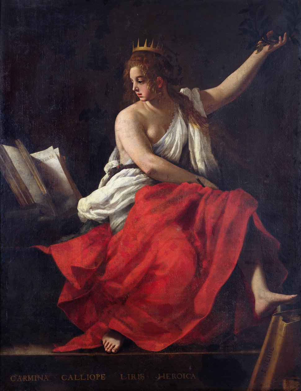 Kalliopa, múza epické poezie od Giovanni Baglione
