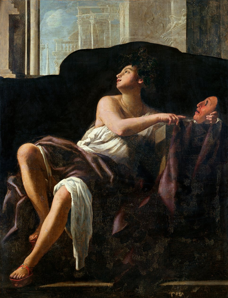 Thalia, múza komedie od Giovanni Baglione