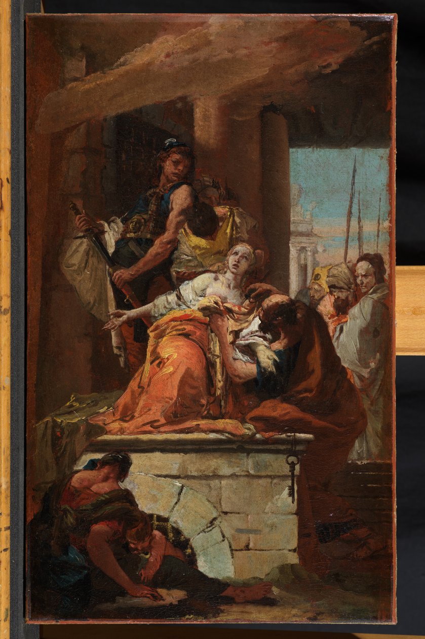Umučení sv. Agáty, kolem roku 1734 od Giovanni Battista Tiepolo