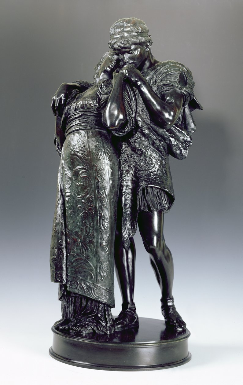 Svatba, cca 1885 (bronz) od Giovanni Battista Amendola