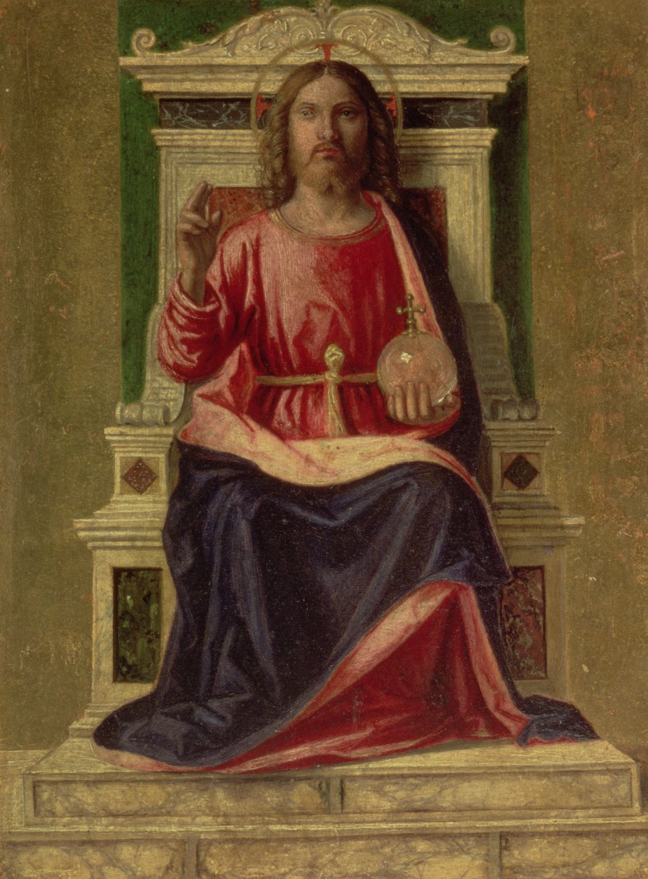 Kristus na trůnu, kolem roku 1505 od Giovanni Battista Cima da Conegliano