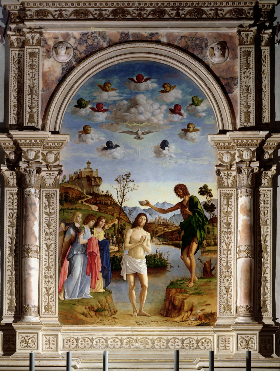 Křest Kristův od Giovanni Battista Cima da Conegliano