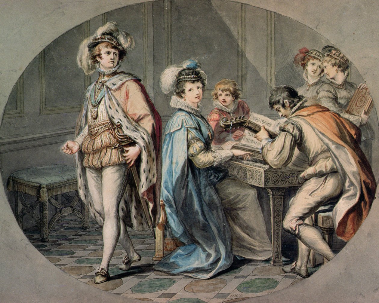 Žárlivost z Darnley od Giovanni Battista Cipriani