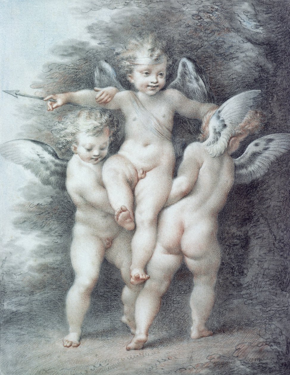 Tři amorci od Giovanni Battista Cipriani