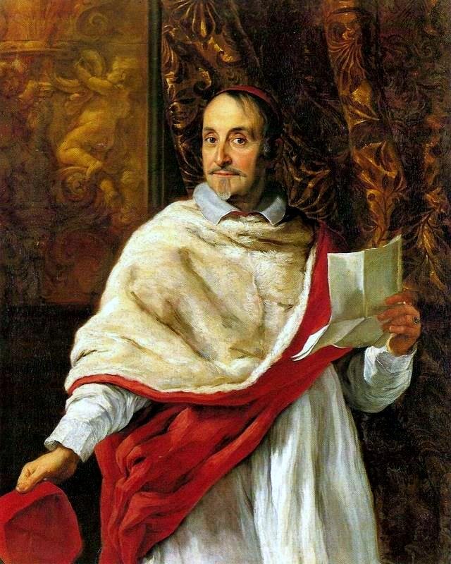 Portrét kardinála Luigiho Alessandra Omodeie od Giovanni Battista Gaulli