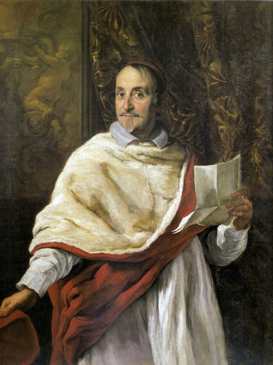 Portrét kardinála Luigi Omodeie od Giovanni Battista Gaulli