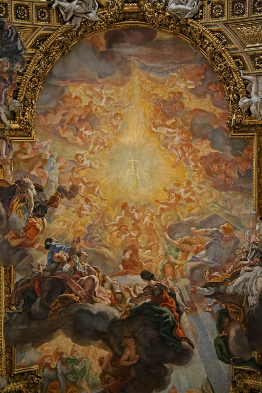 Triumf ve jménu Ježíše od Giovanni Battista Gaulli