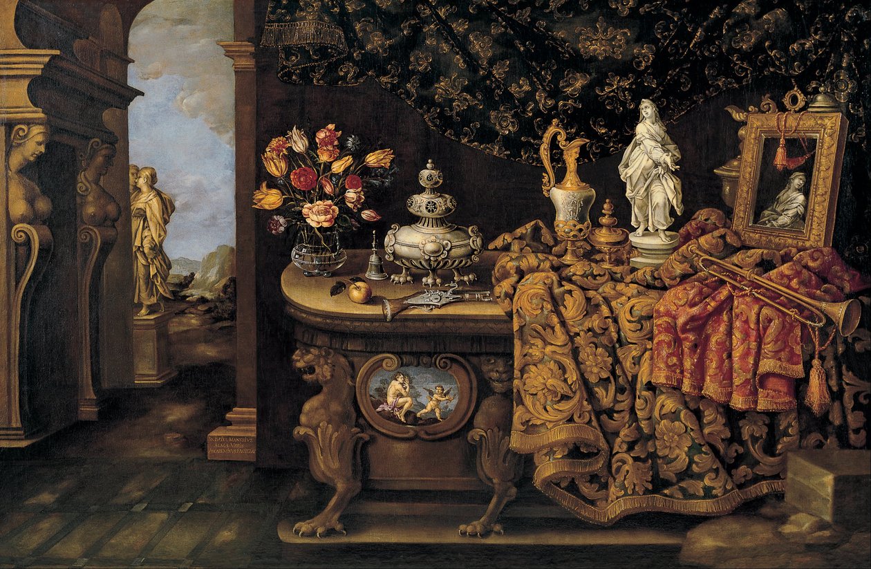 Pět smyslů od Giovanni Battista Manerius