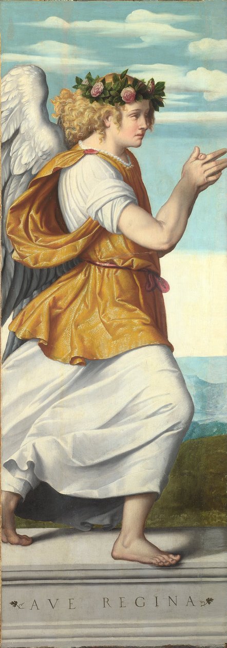 Anděl (panel) od Giovanni Battista Moroni