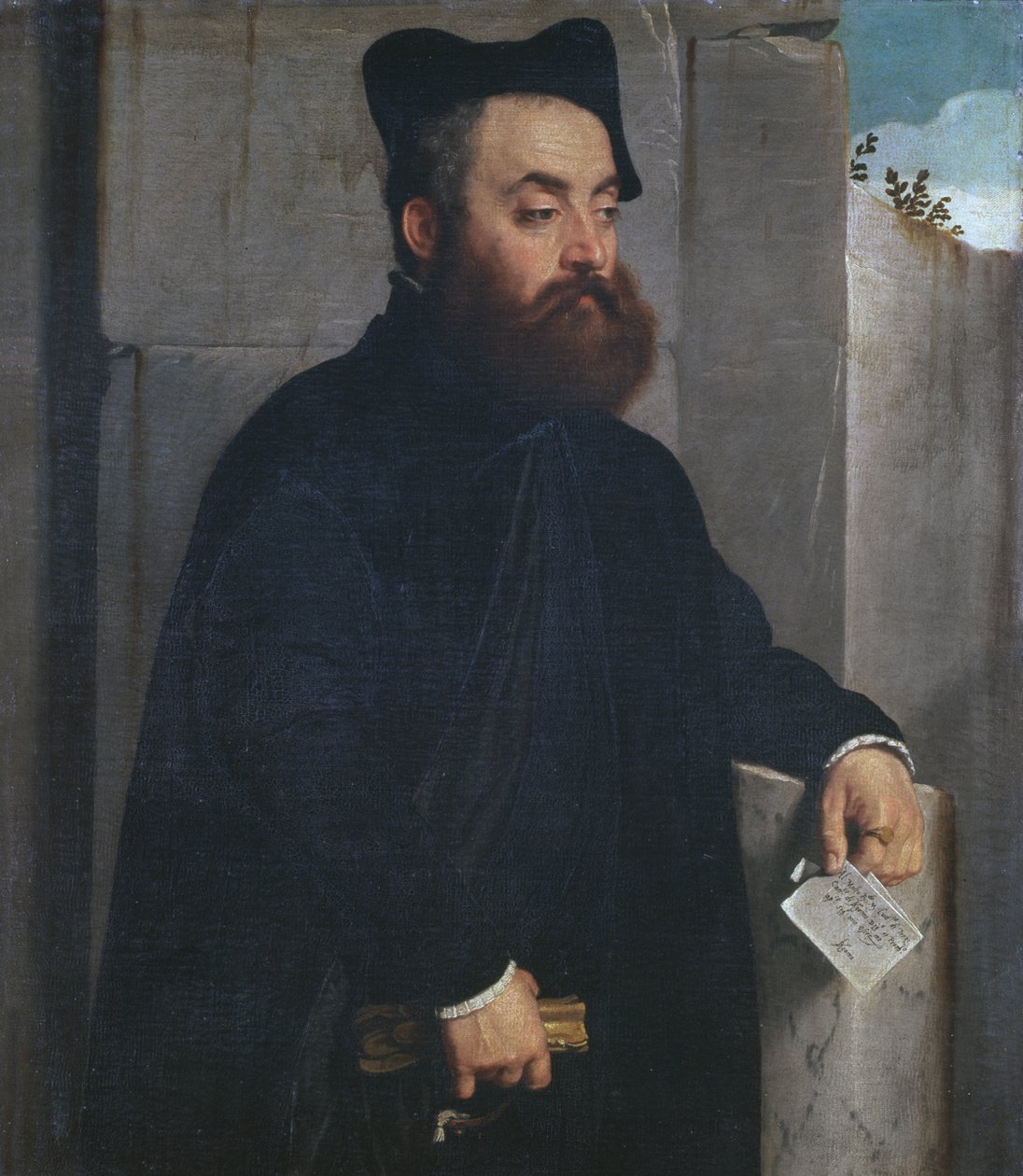 Kanovník Ludovico di Terzi, kolem 1560-65 od Giovanni Battista Moroni