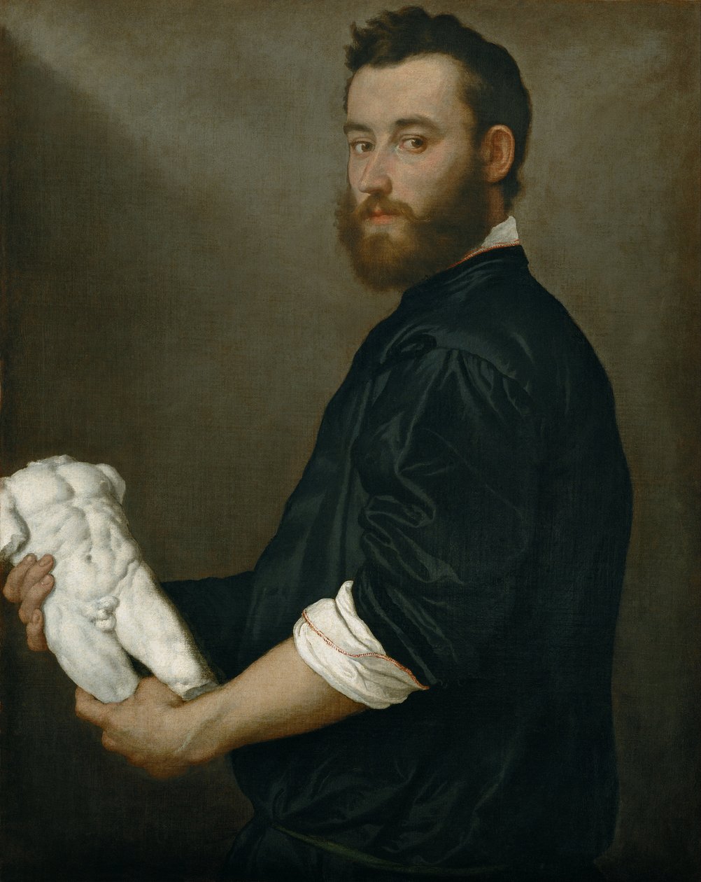 Sochař Alessandro Vittoria od Giovanni Battista Moroni
