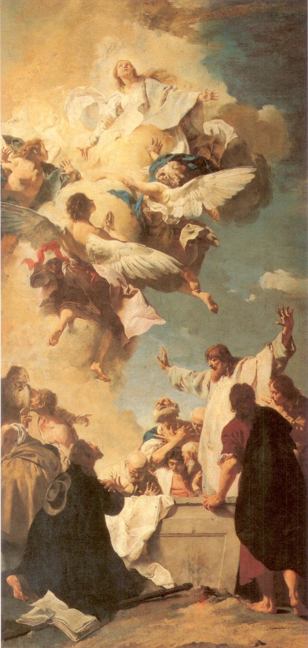 Nanebevzetí Panny Marie od Giovanni Battista Piazzetta