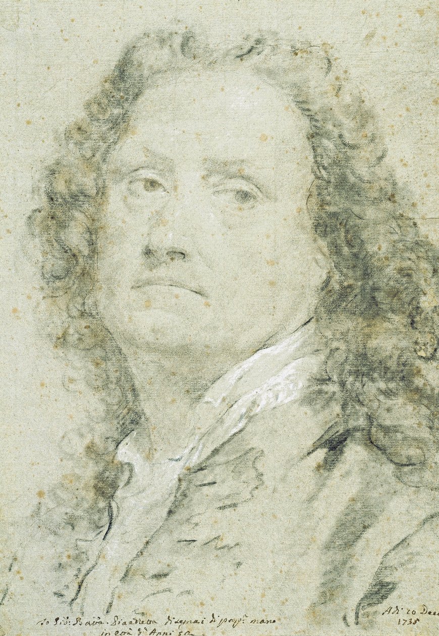 Autoportrét, 1735 od Giovanni Battista Piazzetta