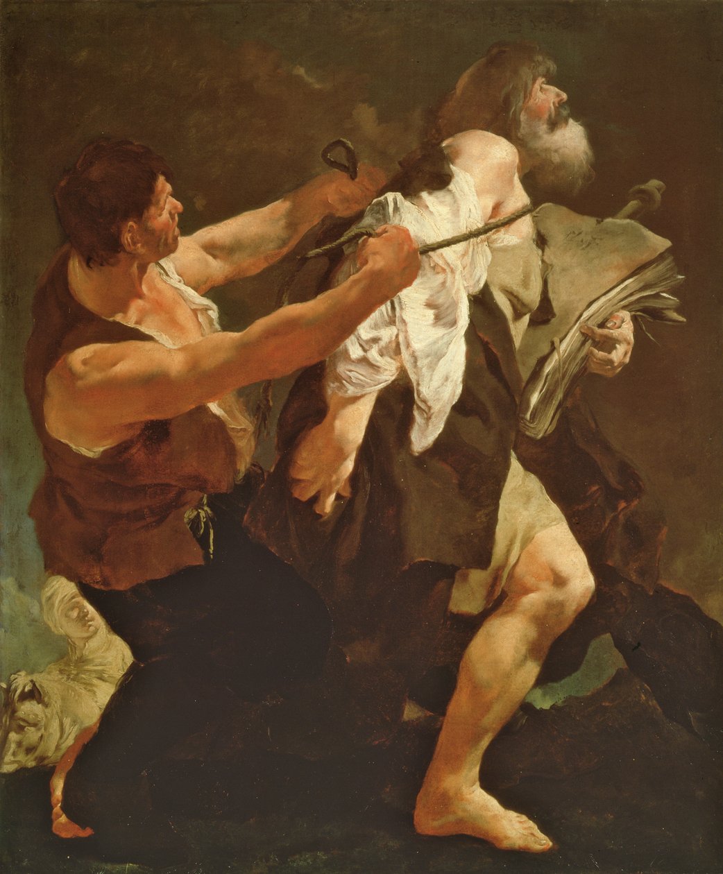 Svatý Jakub vedl k mučednictví, kolem 1722-3 od Giovanni Battista Piazzetta