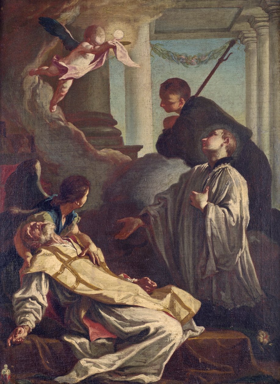 Smrt svatého Ondřeje Avellina od Giovanni Battista Piazzetta