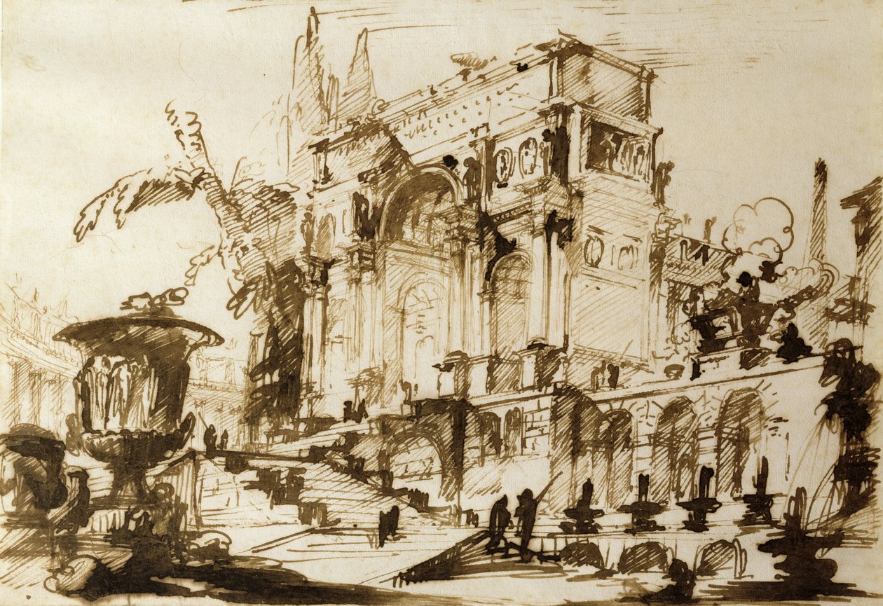 Klasické kresby od Giovanni Battista Piranesi
