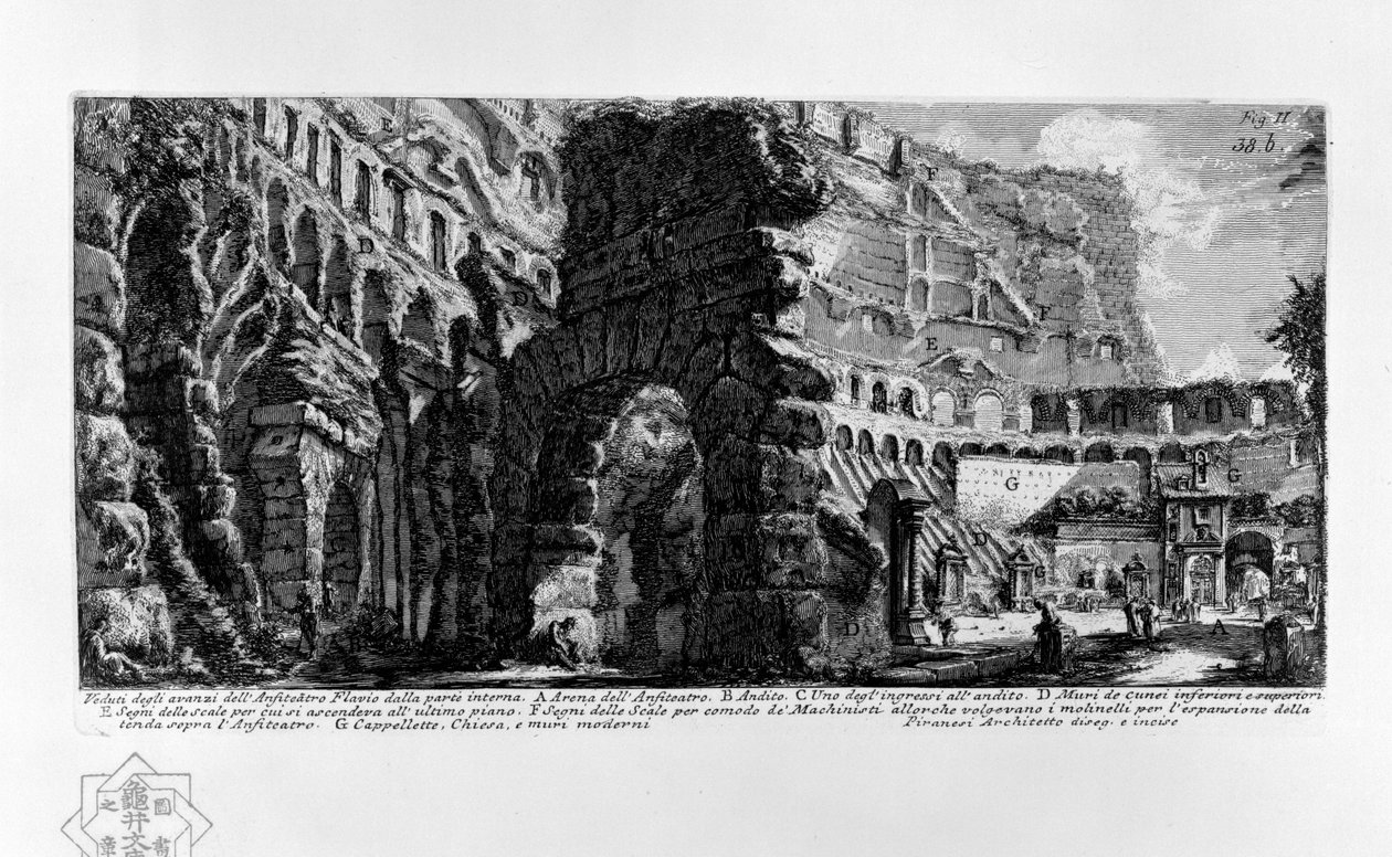 Koloseum od Giovanni Battista Piranesi