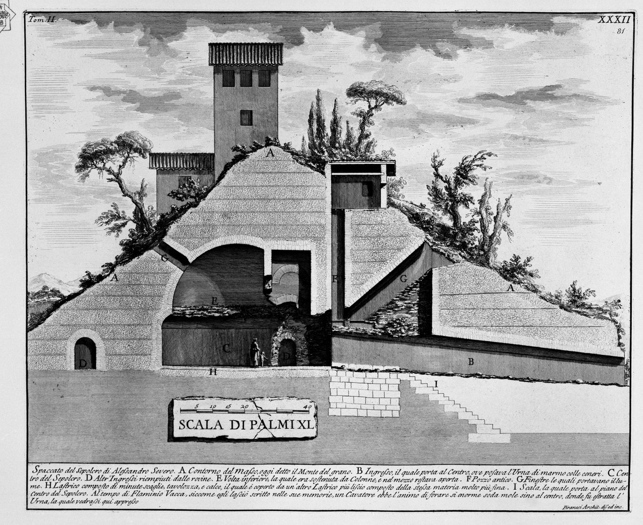 Monte del Grano od Giovanni Battista Piranesi