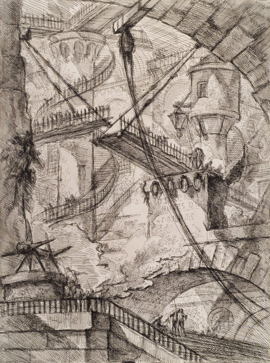 Padací most od Giovanni Battista Piranesi