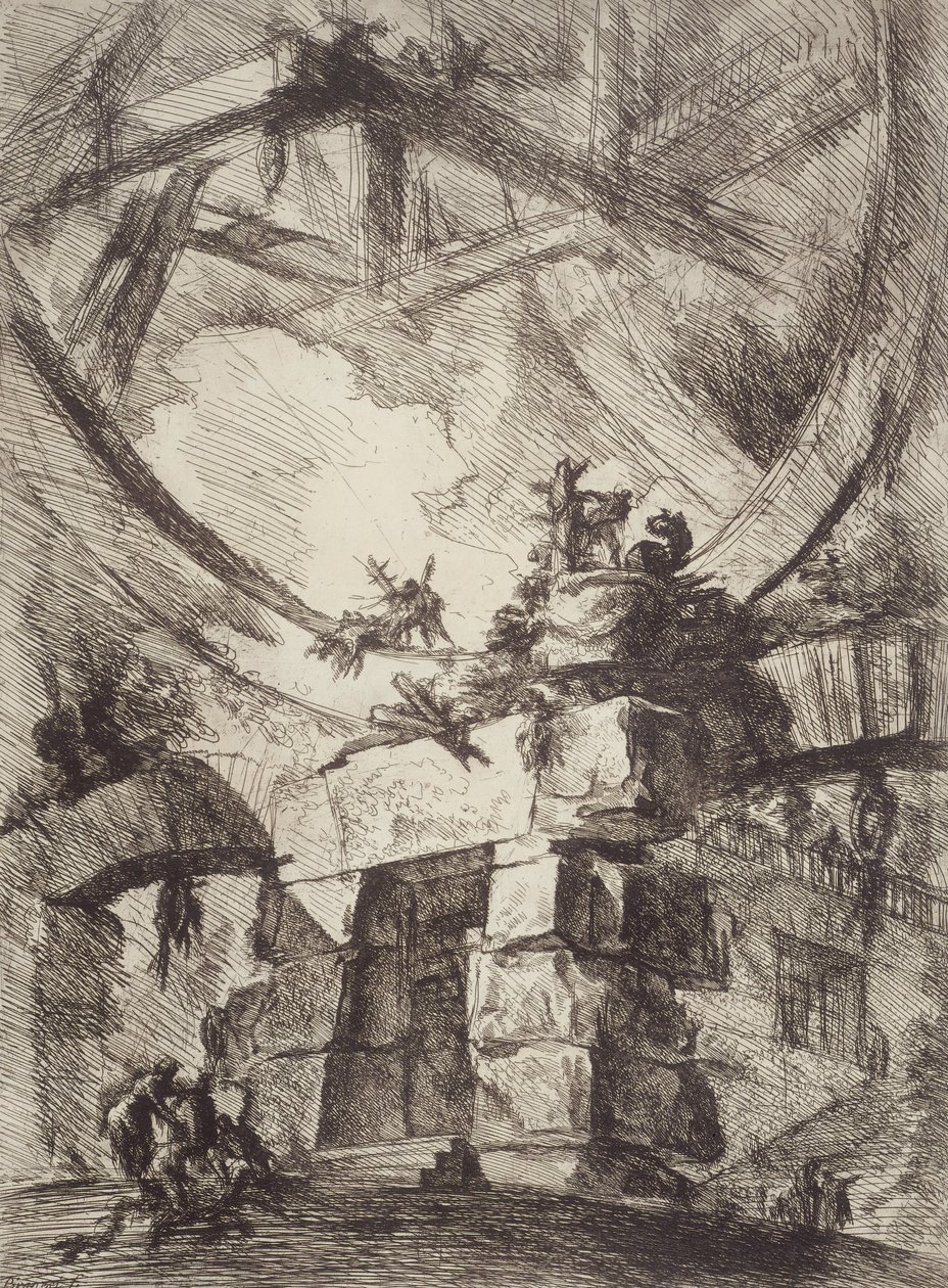 Obří kolo od Giovanni Battista Piranesi