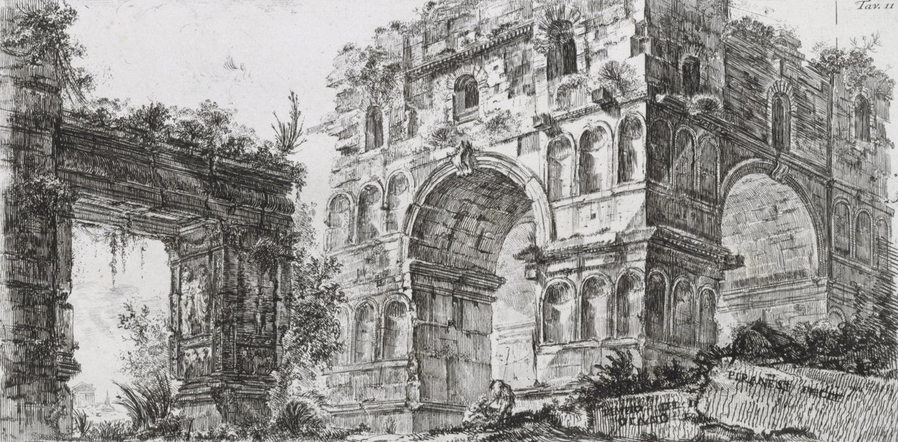 Chrám Diany od Giovanni Battista Piranesi