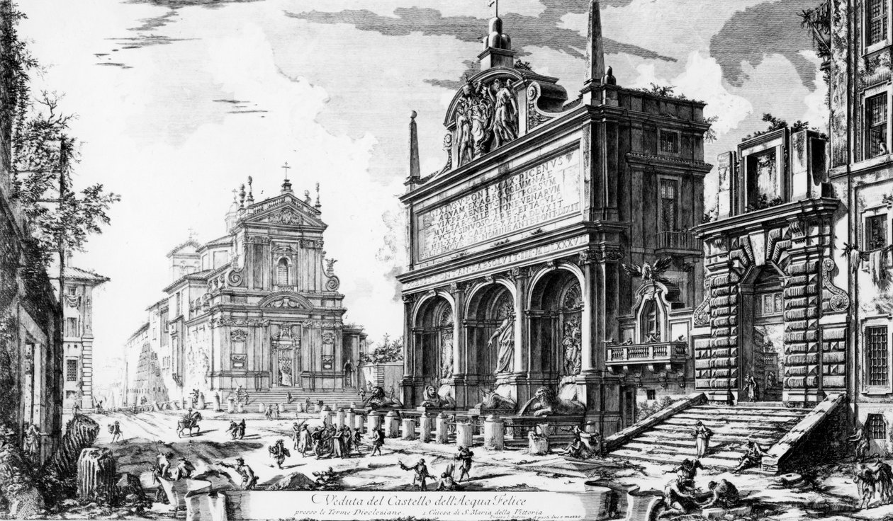 Pohled na Fontana dell