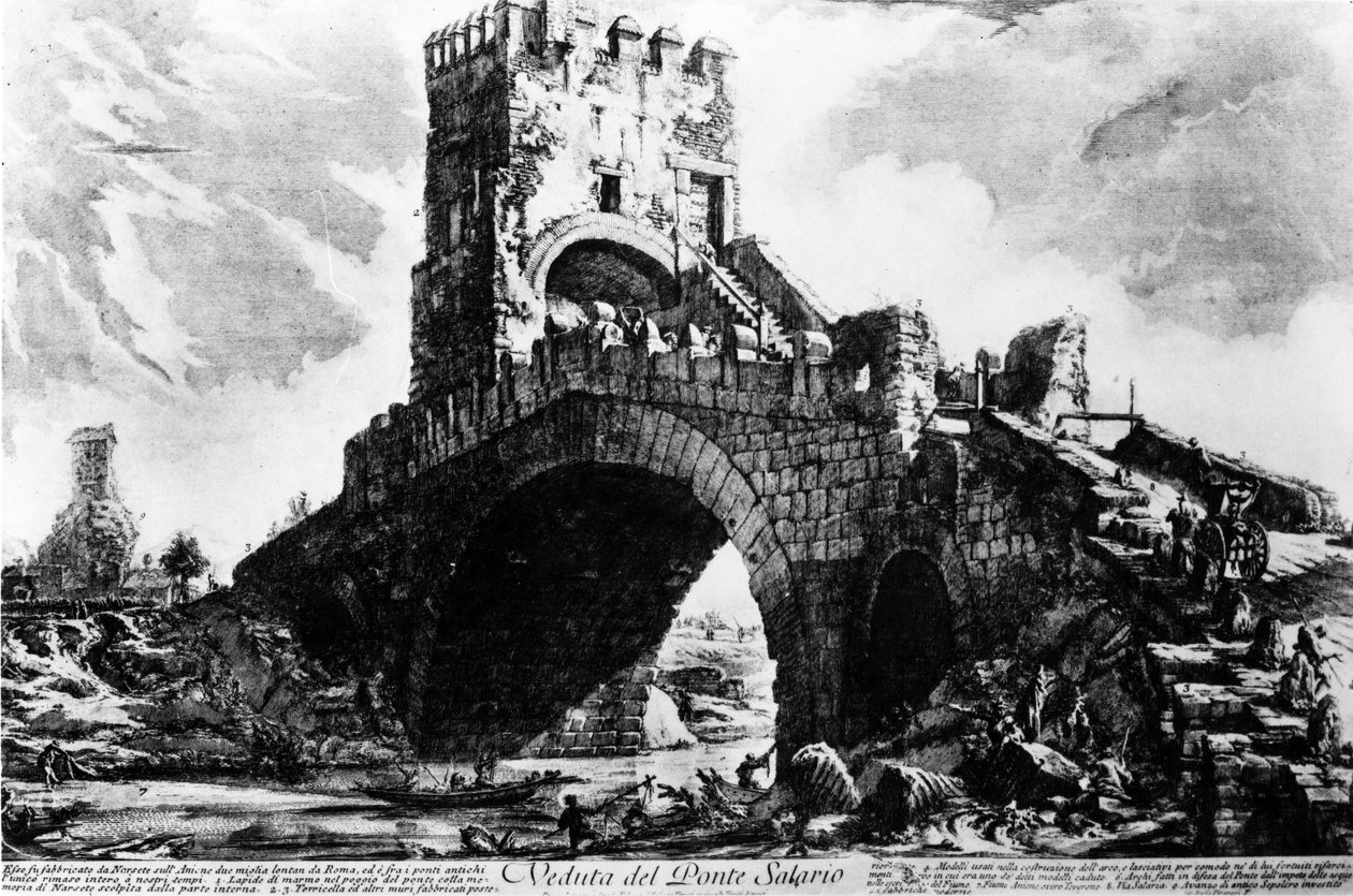 Pohled na Ponte Salario, ze série 