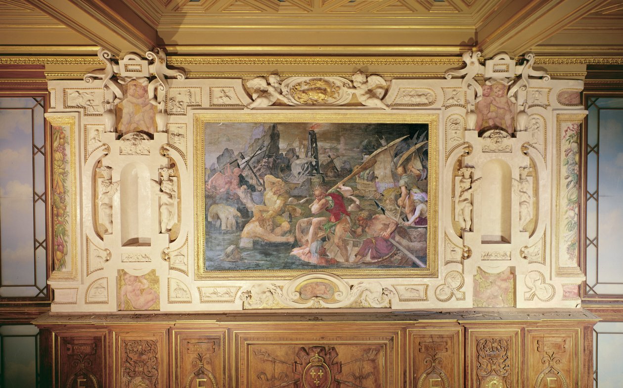 Pomsta Nauplia, 1535-40 (viz také 695080) od Giovanni Battista Rosso Fiorentino