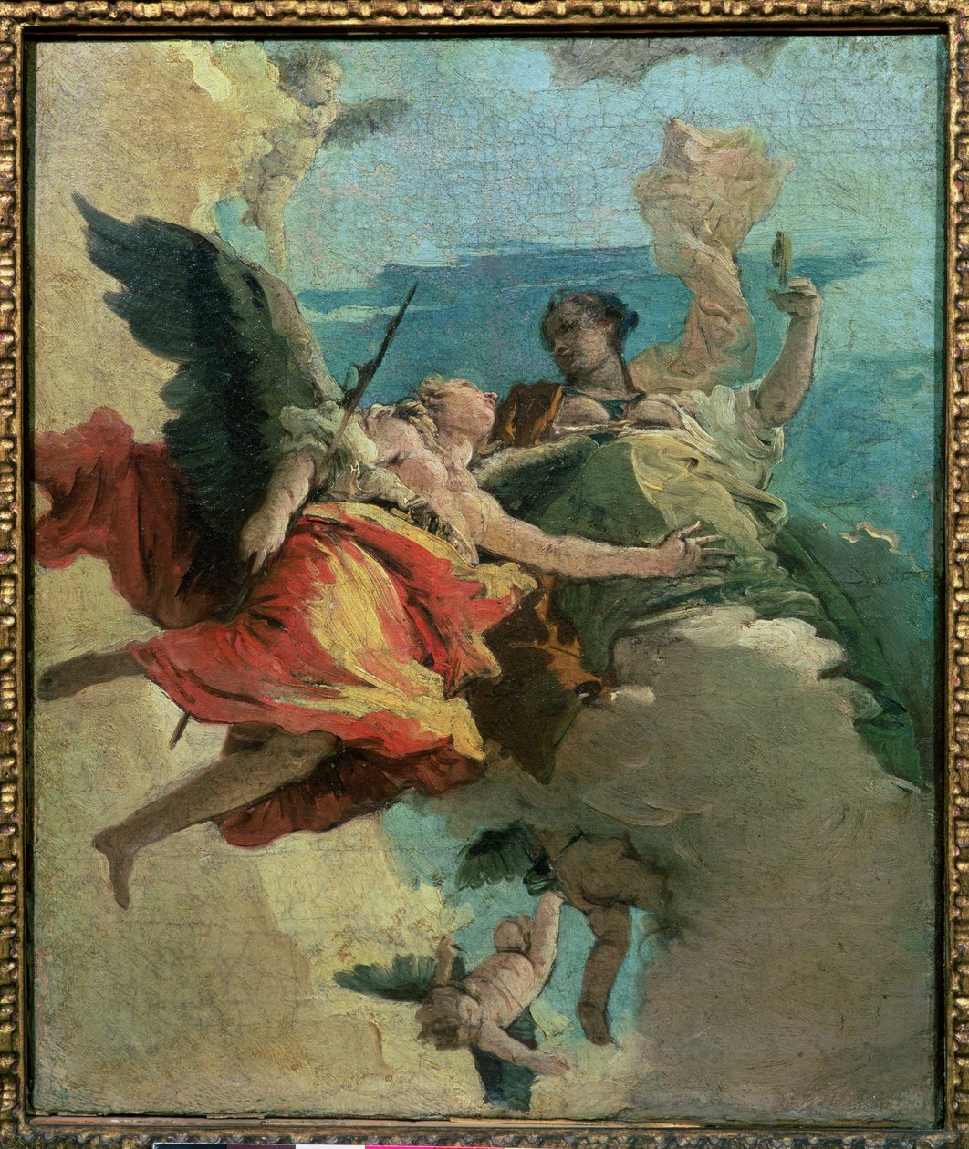 Alegorická scéna od Giovanni Battista Tiepolo