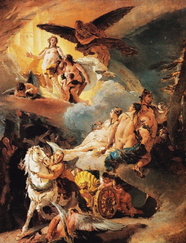 Apollo a Phaeton od Giovanni Battista Tiepolo