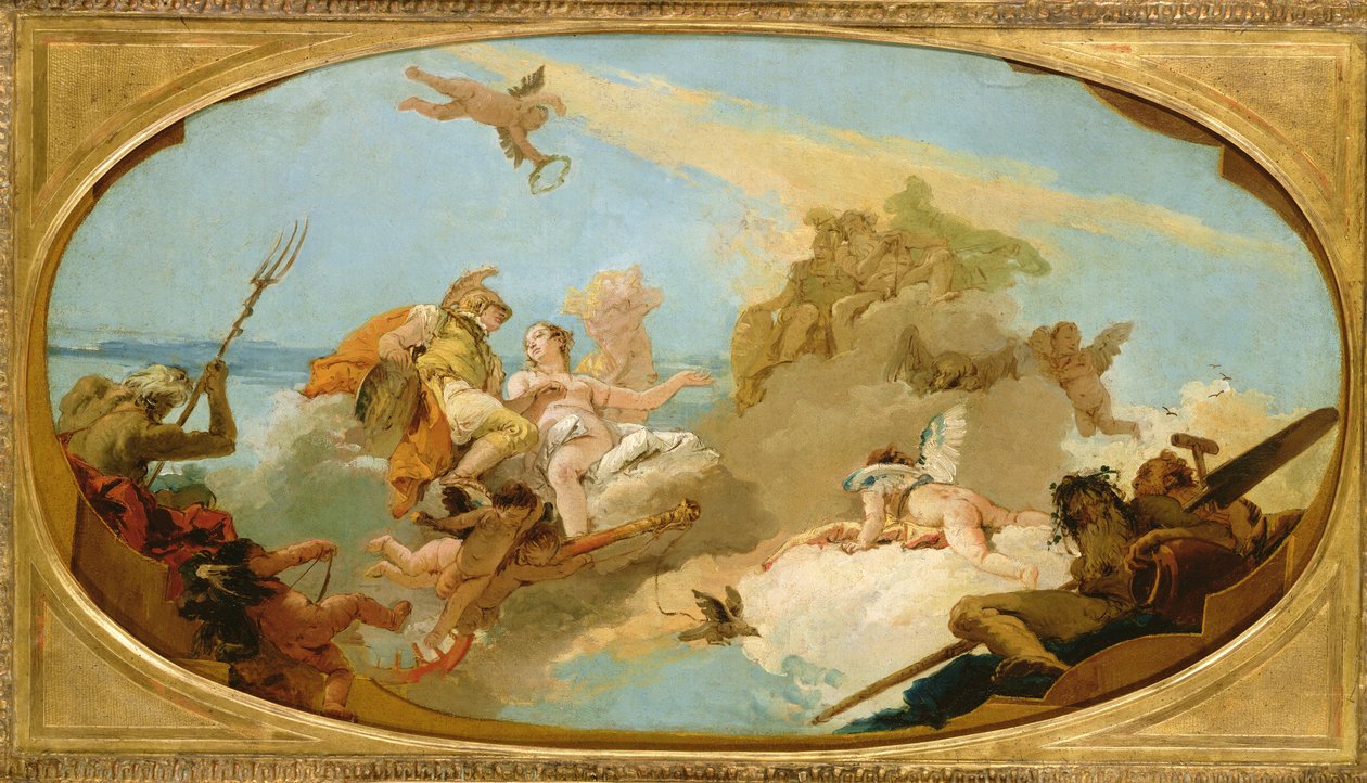 Apoteóza admirála Vittora Pisaniho od Giovanni Battista Tiepolo