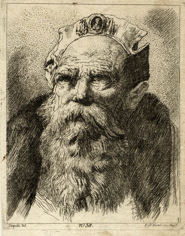 Portrét starého muže od Giovanni Battista Tiepolo