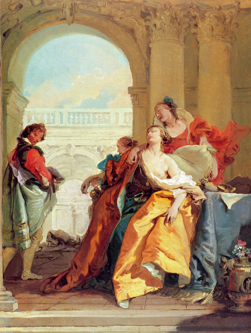 Smrt Sophonisba (olej) od Giovanni Battista Tiepolo