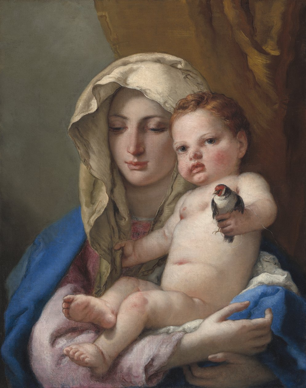 Madona ze Stehlíka, kolem 1767-70 od Giovanni Battista Tiepolo
